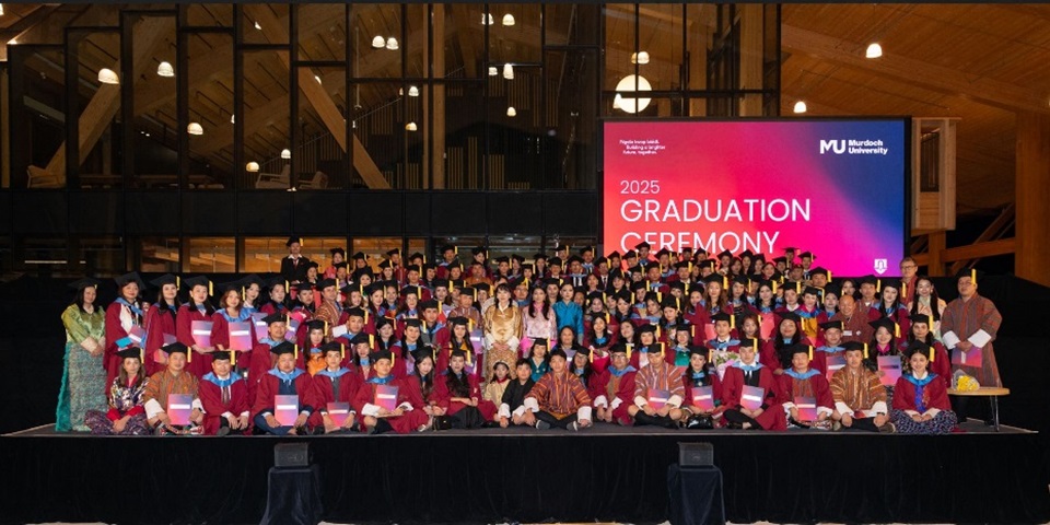 February 2025 ceremony 1 Bhutanese students graduating