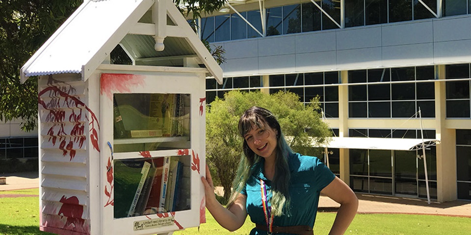 Tamara Capper, little free library feature